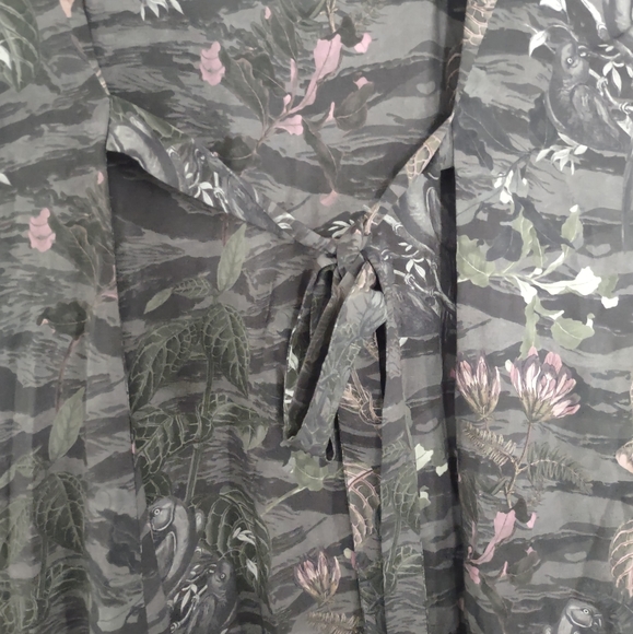 All Saints Fay Paradeep Tropical Print Dress - Picture 10 of 16